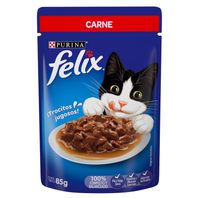Comida Húmeda Para Gato Felix Carne 